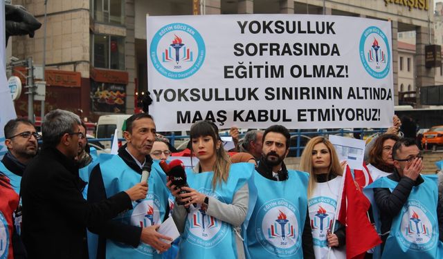 "Öğretmenler Açlık Sınırında: Eğitim Gücü Sen Bordroları Ateşe Verdi"