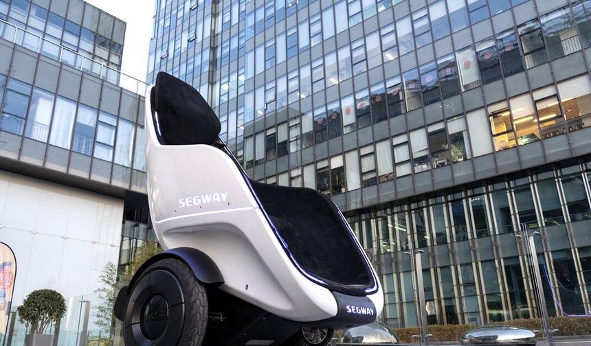 Segway’in en yeni kendini dengeleyen aracı yumurta şeklindeki bir tekerlekli sandalyedir