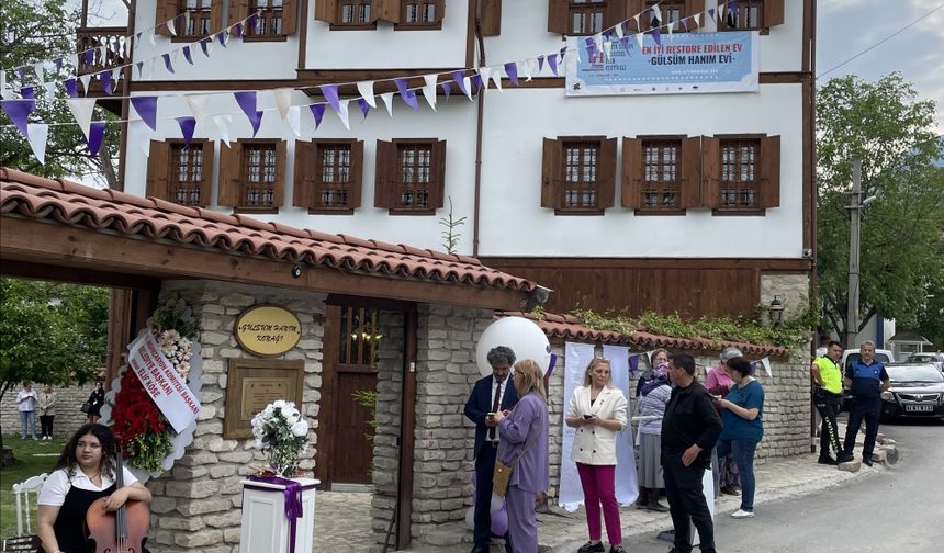 Safranbolu'da "En İyi Restore Edilen Ev Onur Ödülü" sahibini buldu