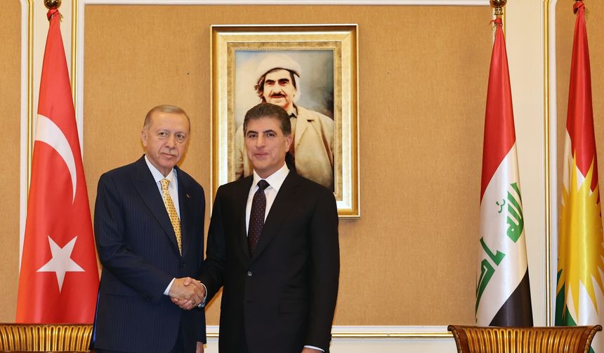 Barzani'den Türkiye'ye yardımlar için teşekkür
