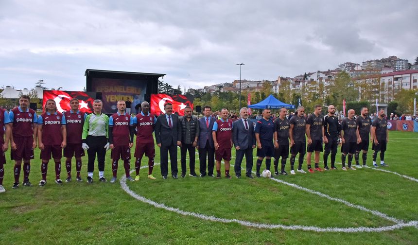 Trabzon'da "Efsanelerle Yeniden Futbol Turnuvası" başladı